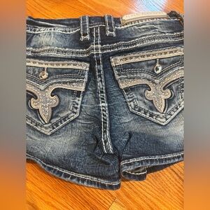 Rock Revival Blue Jean Shorts